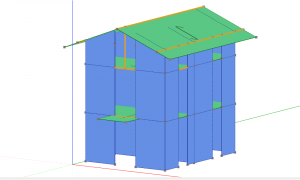 Example of a platform-frame building