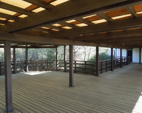 Inspections and in-situ tests on the structural timber elements of a beach resort