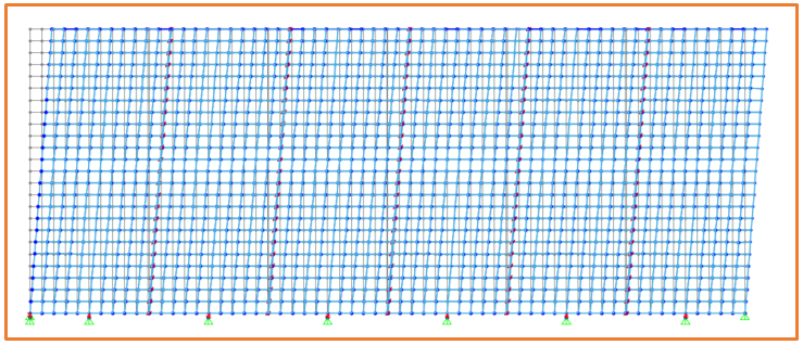 Panel shear deformation