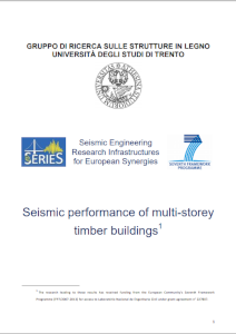 Test sismici su edifici in legno
