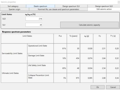 Edit seismic action